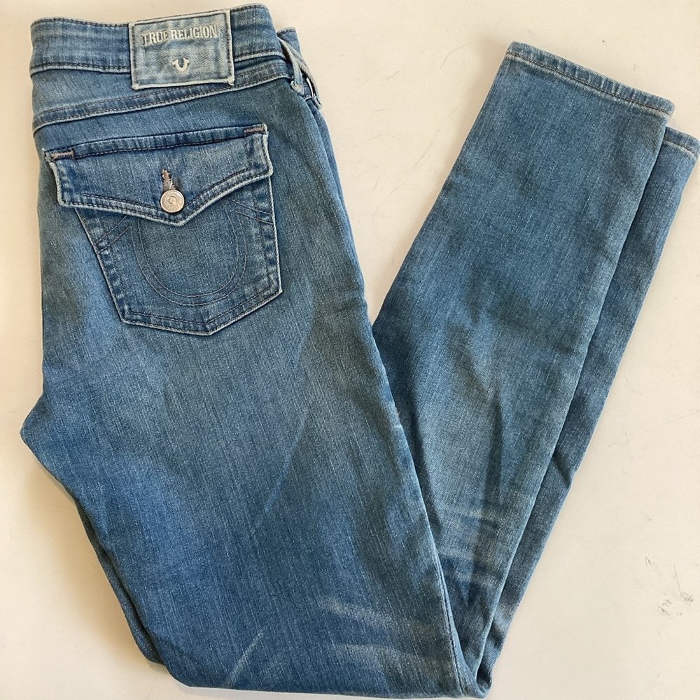 TRUE RELIGION Casey low rise super skinny jeans (#1N120)